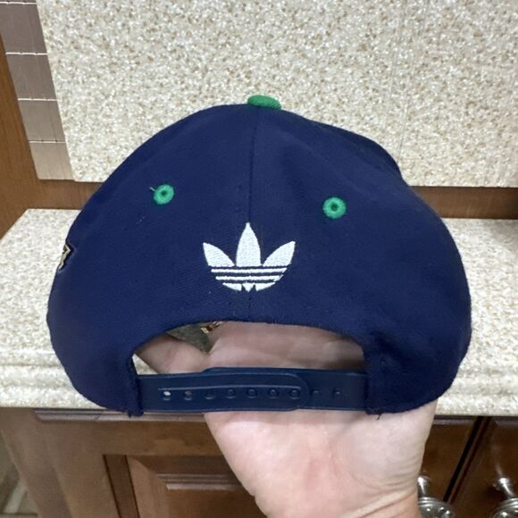 NOTRE DAME University Fighting Irish Adidas Shamrock Series Snapback Hat One Sz - Picture 3 of 6